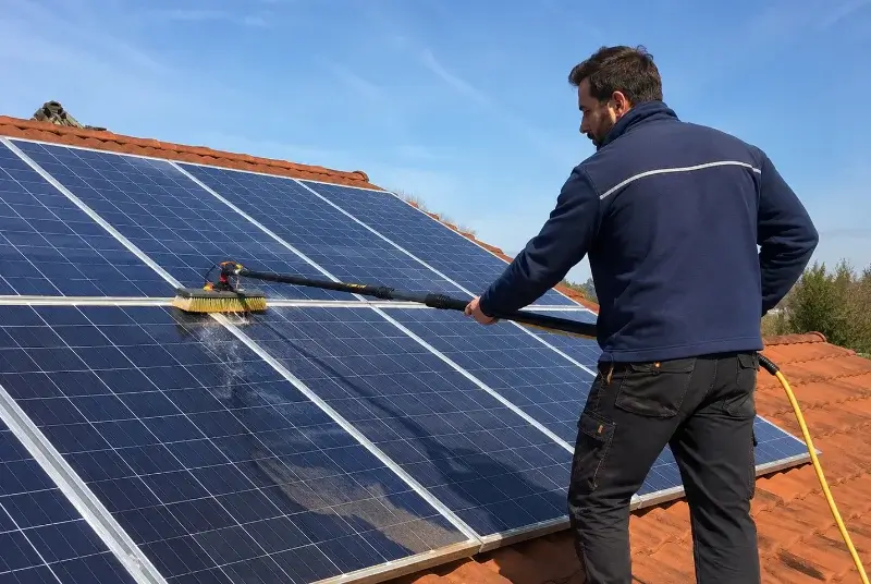 Nettoyage et entretien de panneaux solaires à Ploemel